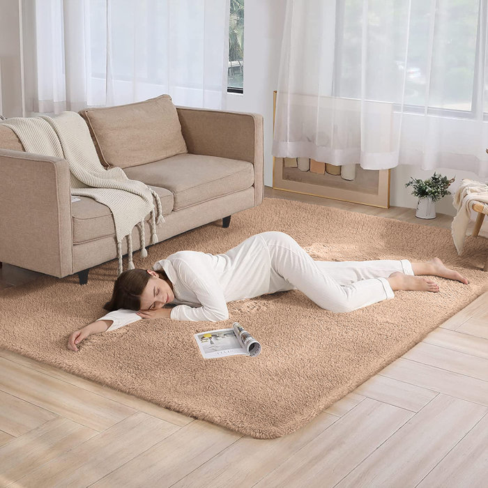 Fairmont Park Fluffy Shaggy Rug Area Rugs Living Room Wayfair.co.uk